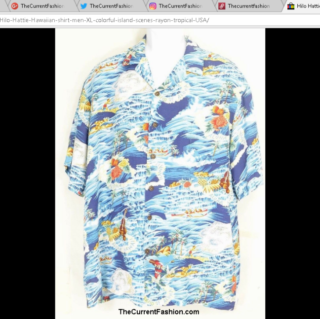 Hilo Hattie Hawaiian shirt